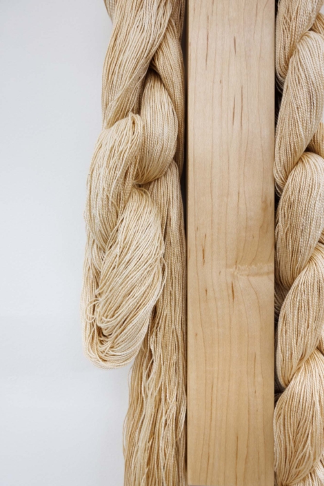 Frances Trombly, Silent Potential I, 2025, Cotton, maple